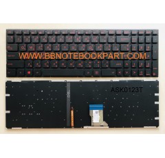Asus Keyboard คีย์บอร์ด   ROG  GL702  GL702VT  GL702VM    GL502 GL502V GL502VT GL502VY   ภาษาไทย อังกฤษ